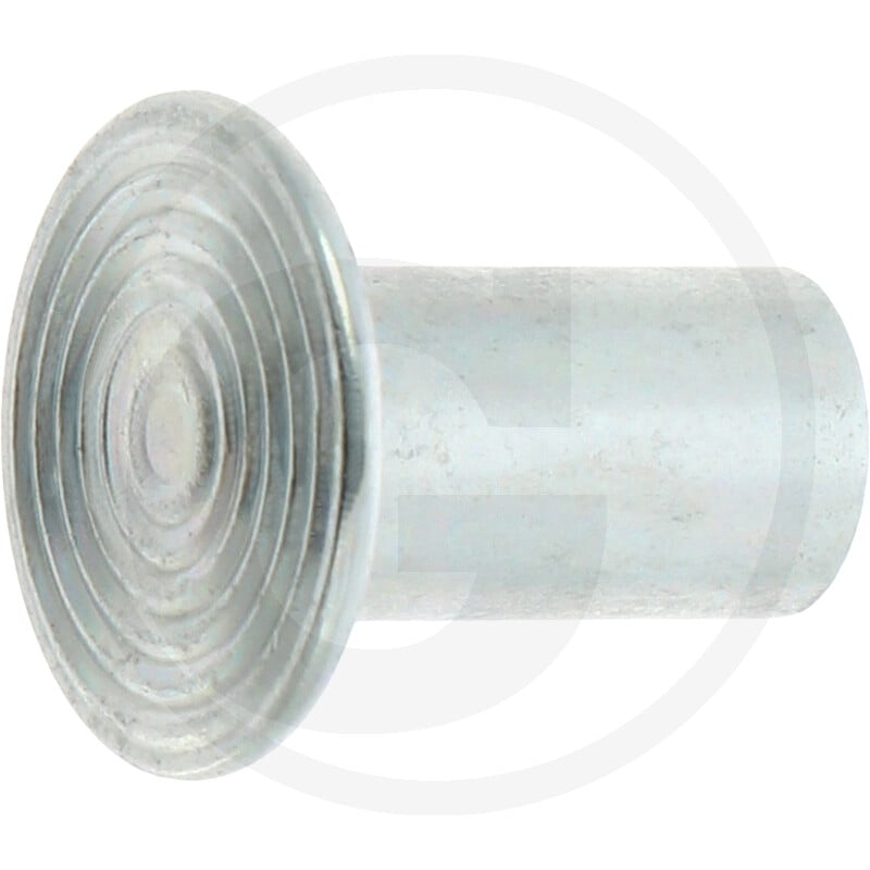 VPE80 Stahl-Halbhohlniet 8x15mm