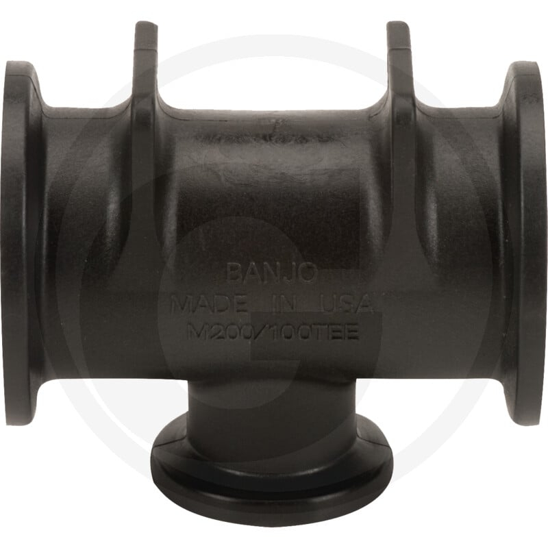 2''Std Port x 1'' Flanged Tee