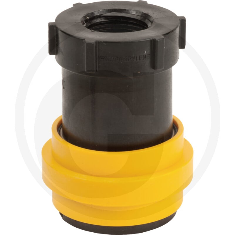 Female Dry Poppet Coupler 1''