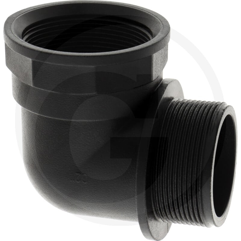 Bogen 90 Grad mit IG und AG 2''