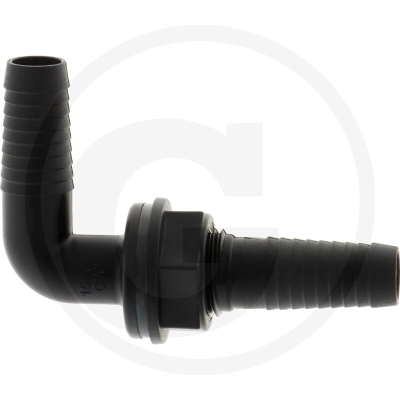 Verschraubung 15mm mit Nutmutter 1/2''