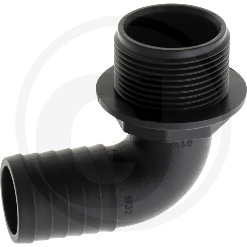 Schlauchanschluss 90 Grad m. AG 1 1/4''