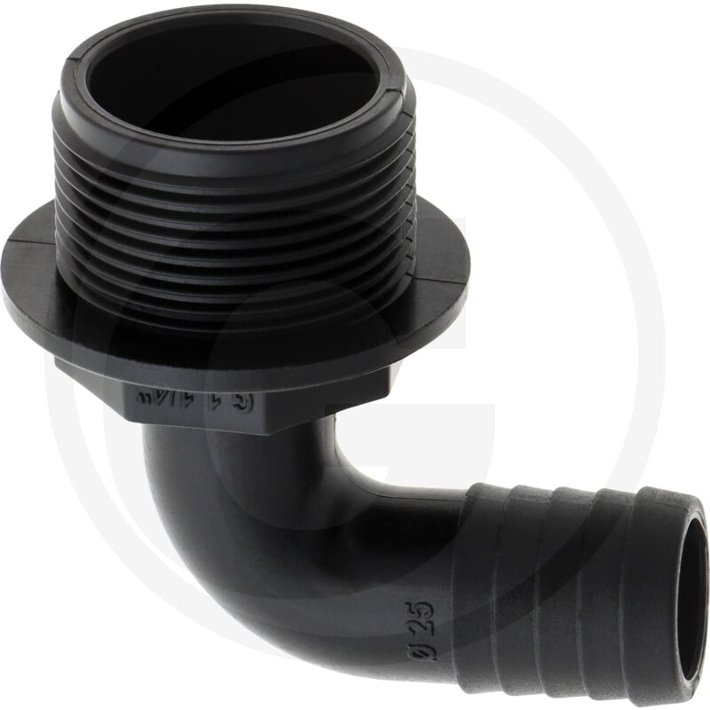 Schlauchanschluss 90 Grad m. AG 1 1/4''