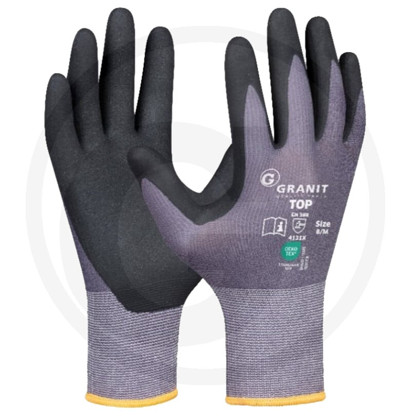 VPE12 Granit Montagehandschuh TOP Gr. 9