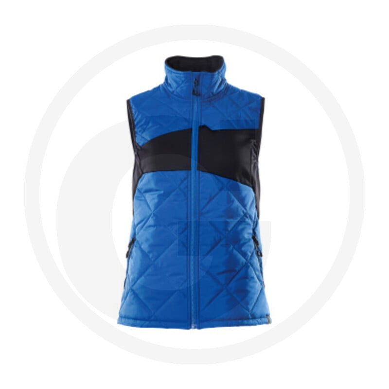 Thermoweste Azurblau/Schwarzblau L