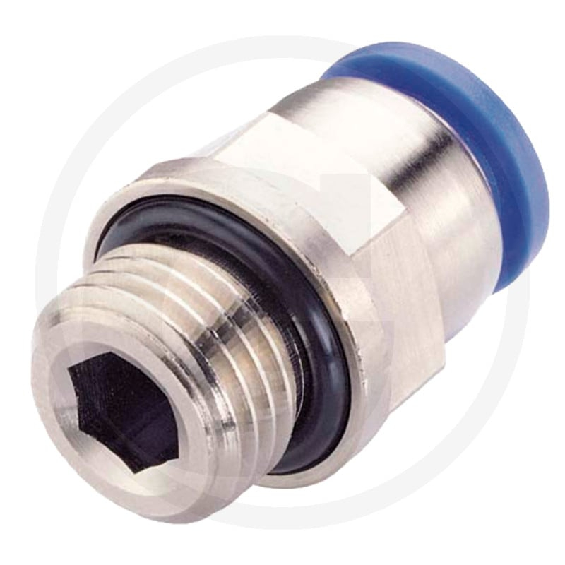 B-GE-8-3/8-MSv-bl Gerade Einsc, 03010113