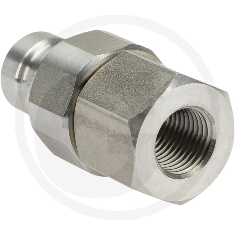 Nippel G 1/4'' Innengewinde FKM Edelst.