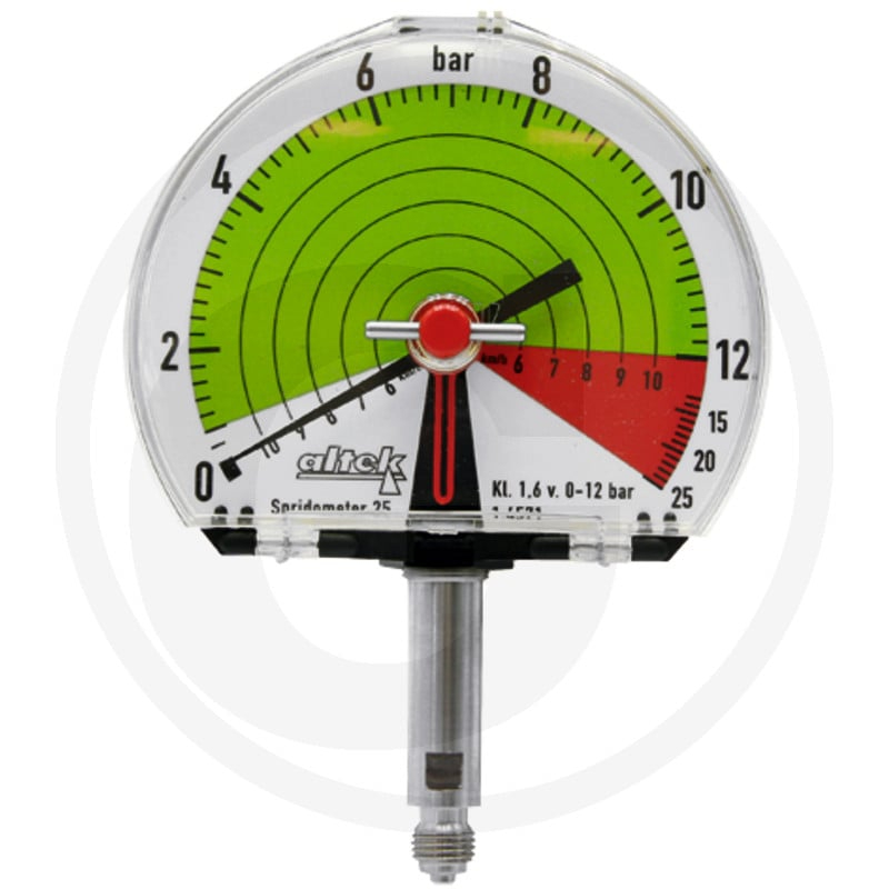 Quantometer 12 bar mit 1 Uni-Skala