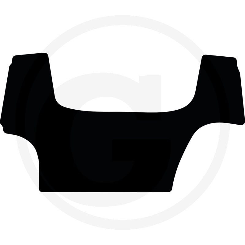 Fußmatte velours schwarz