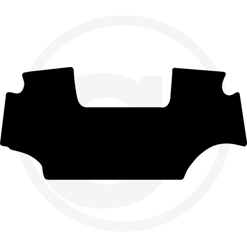 Gummimatte Octagon grau