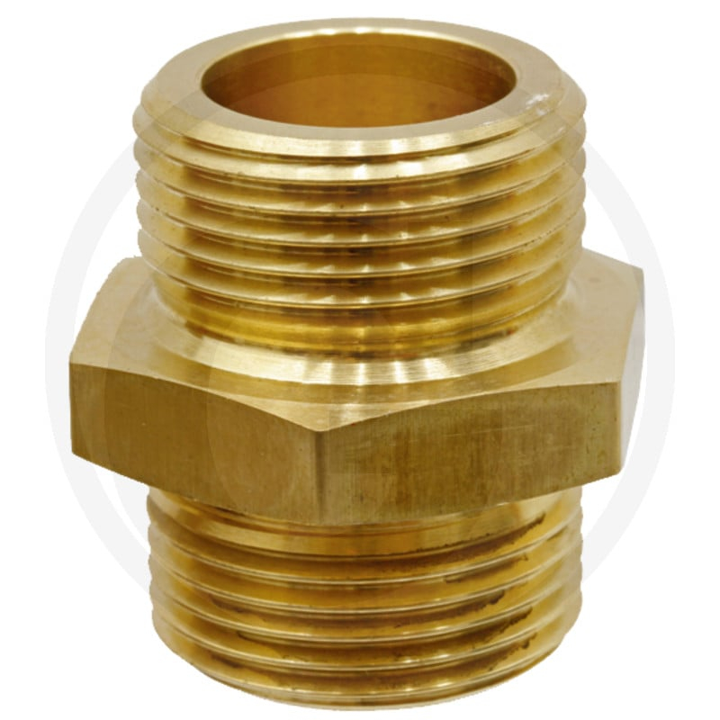 Doppelnippel Messing 3/4''