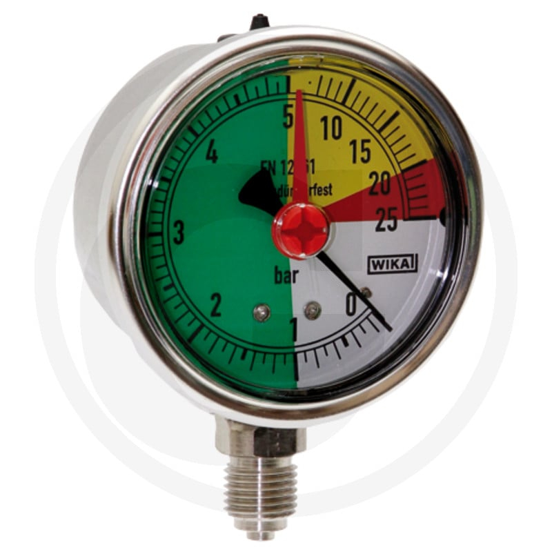Manometer 0-5-25bar 63 U1/4' fluessigdue