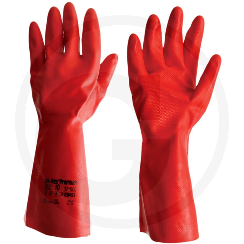 Pflanzenschutzhandschuh Gr.10 rot