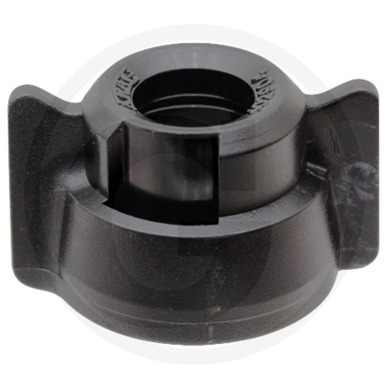 Bajonettmutter schwarz 12.8 Universal