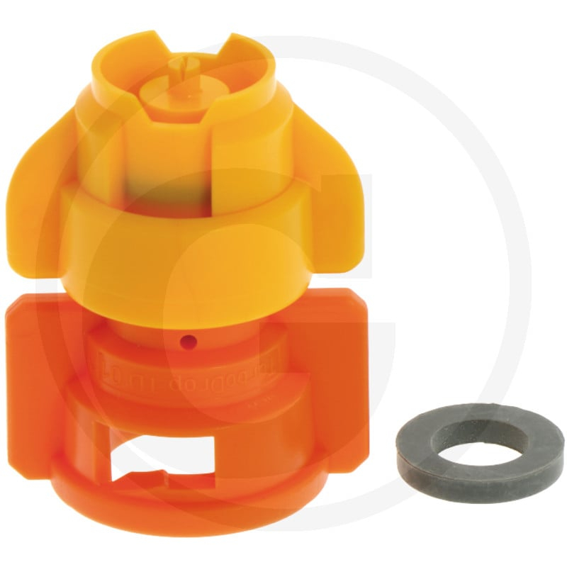 Injektor-Flachstrahlduese Orange Halbker
