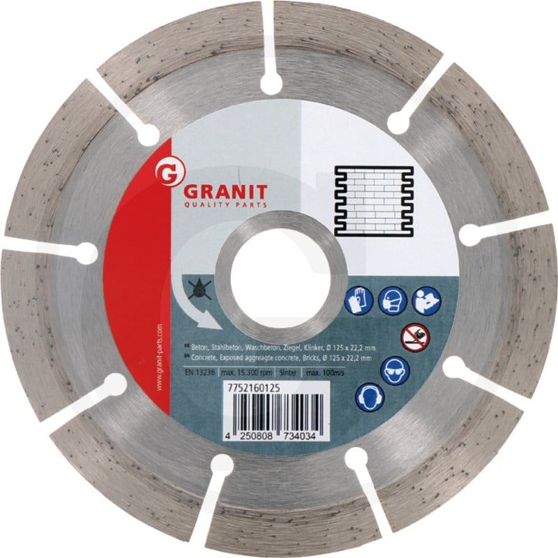 Granit Diamanttrennschreibe 125mm