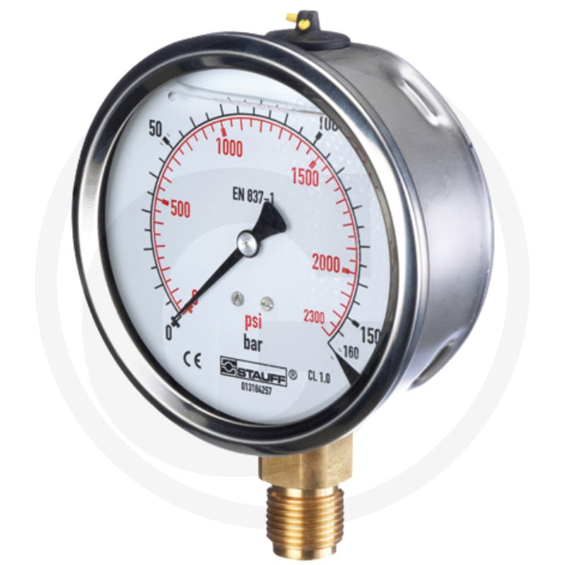 Manometer 100 bar 63mm - 1/4''