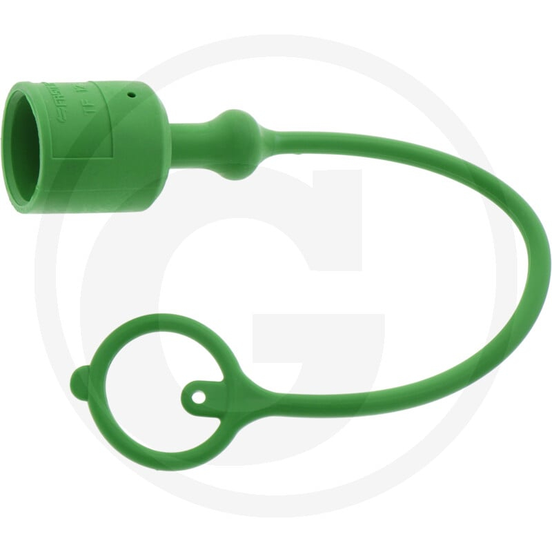 TF12 Staubkappe Stecker PVC DN12 Grün