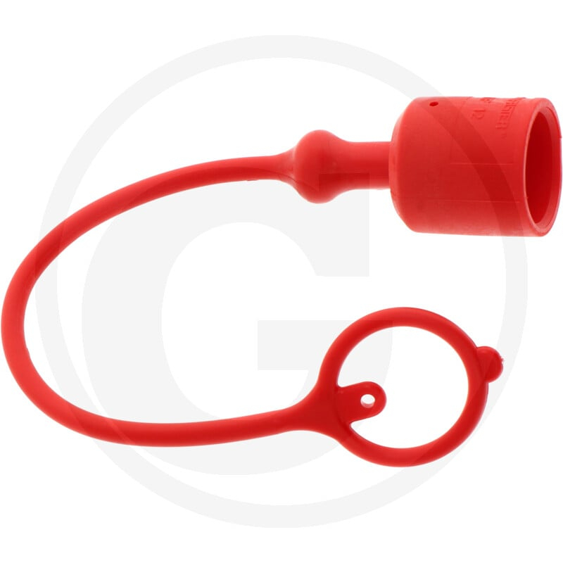 TF12 Staubkappe Stecker PVC DN12 Rot