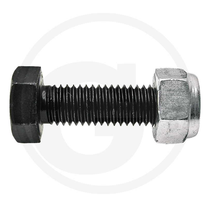 Schraube mit Sicherungsmutter - M12x1,75