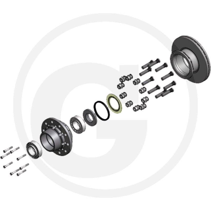 Bremsscheibe 335x34mm, GFA RD 753334