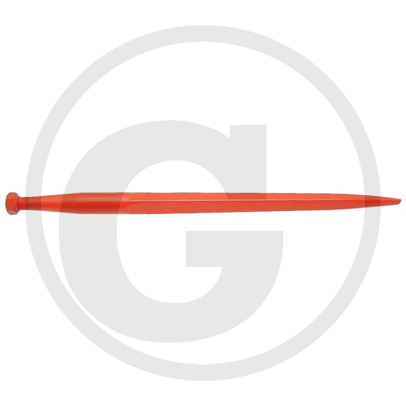 Zinken D=44/4Kt X1250 mm, M28X1,5