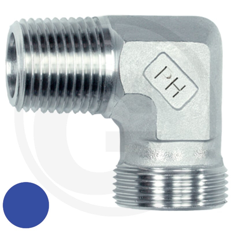 WA-AGR 1/4 - BSPT 1/4 90 V2A