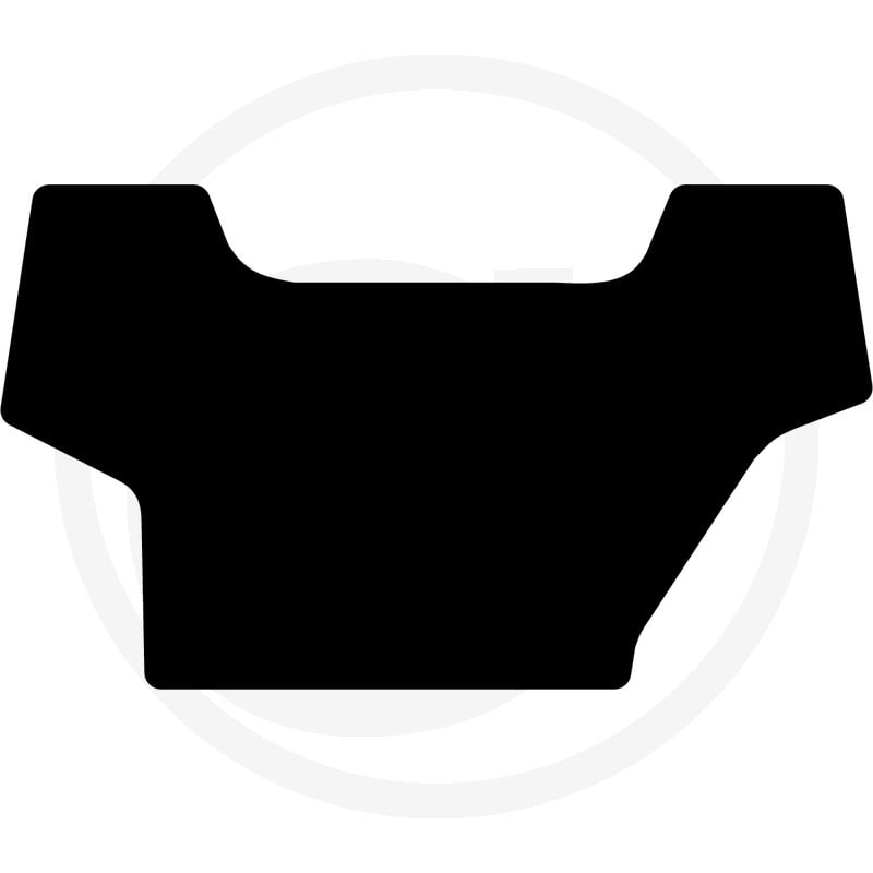 Gummimatte Octagon schwarz