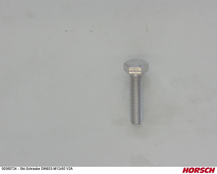 Skt-Schraube DIN933-M12x50 V2A