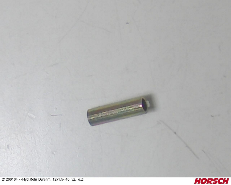 -Hyd. Rohr 12,0x 1,5- 40 nahtl g.S.