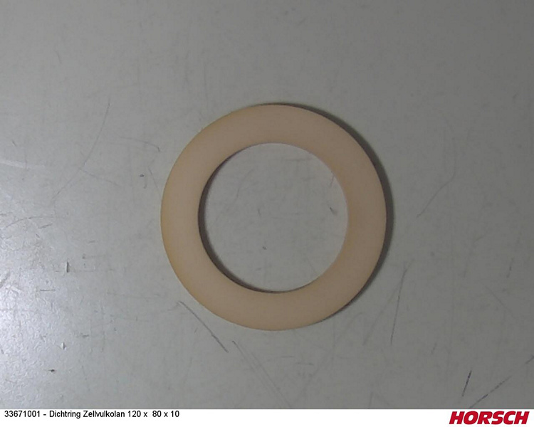 Dichtring Zellvulkolan 120 x 80 x 10