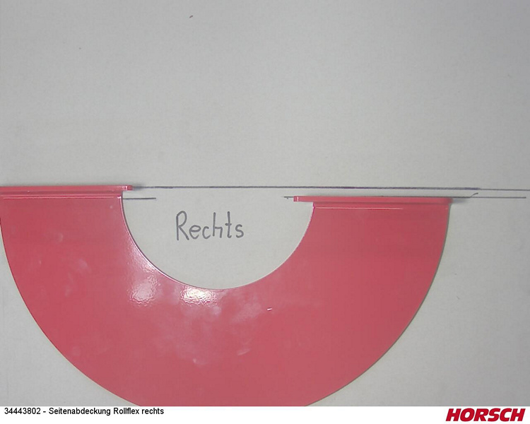 Seitenabdeckung RollFlexrechts