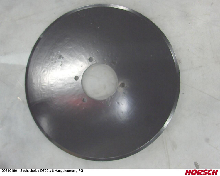 Sechscheibe 700x8,0 gerade/glatt 6L