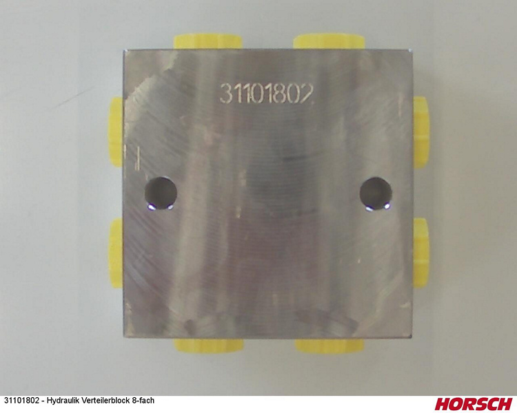 Hydraulik Verteilerblock 2x 4-fach