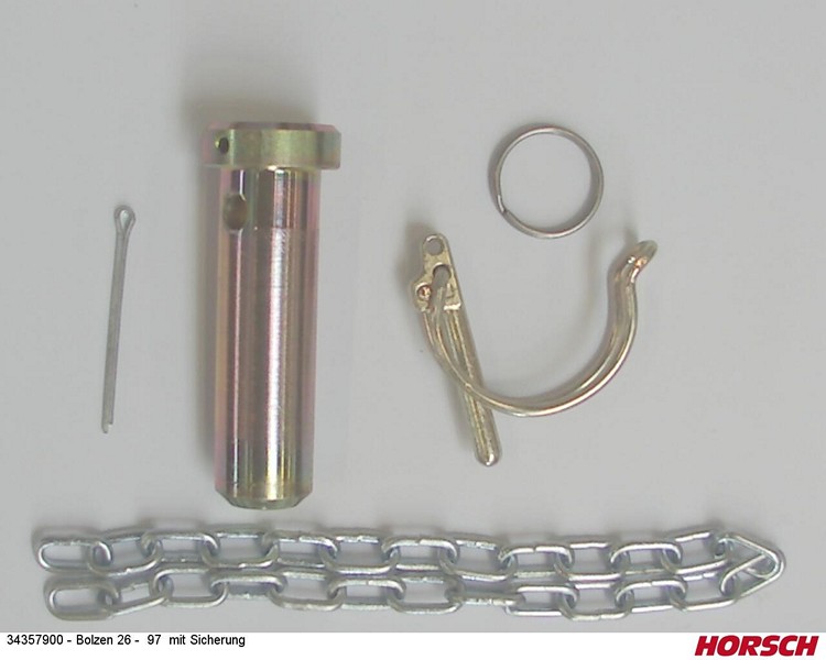 Bolzen 26 - 97 mit Sicherung