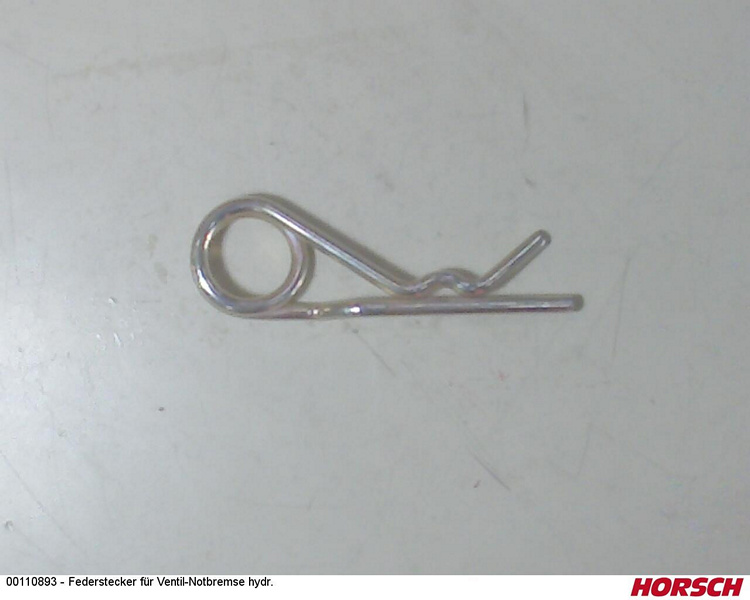 Federstecker für Ventil-Notbremse hydr.