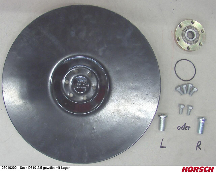 Sech D343-2.5 gewölbt mit Lager