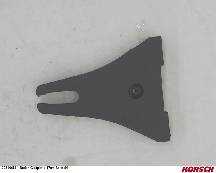 Boden Gleitplatte 17cm Borstahl