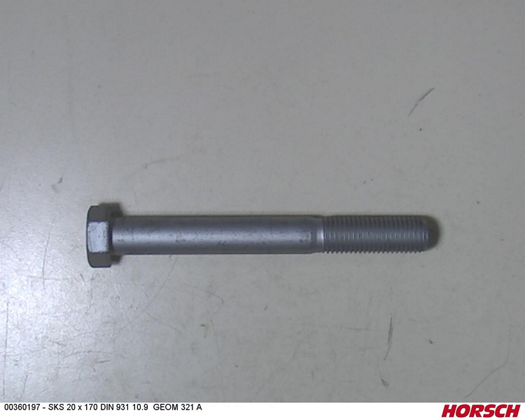 SKS 20 x 170 DIN 931 10.9 GEOM321A