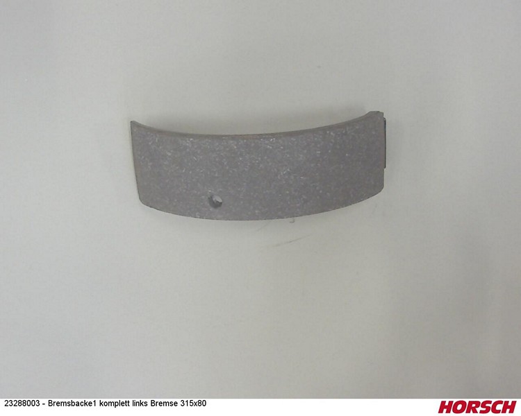 Bremsbacke1 kompl. links 315x80 Jurid