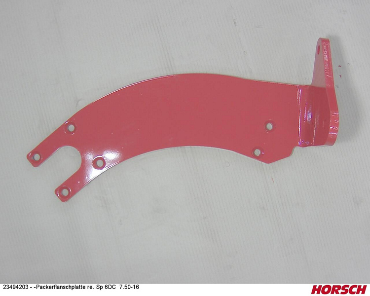 -Packerflanschplatte re. Sp 6DC 7.50-16