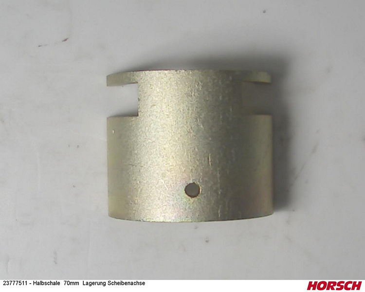 Halbschale 70mm Lagerung Scheibenachse