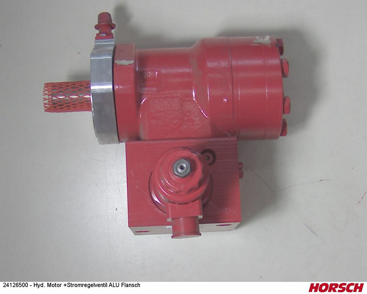 Hyd. Motor +Stromregelventil ALU Flansch