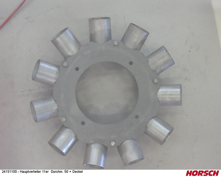 Hauptverteiler 11er Durchm. 50 + Deckel