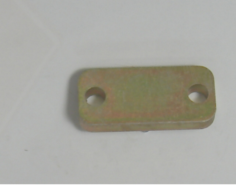 Klemmplatte Striegelrohr 50x50 / M12 vz.