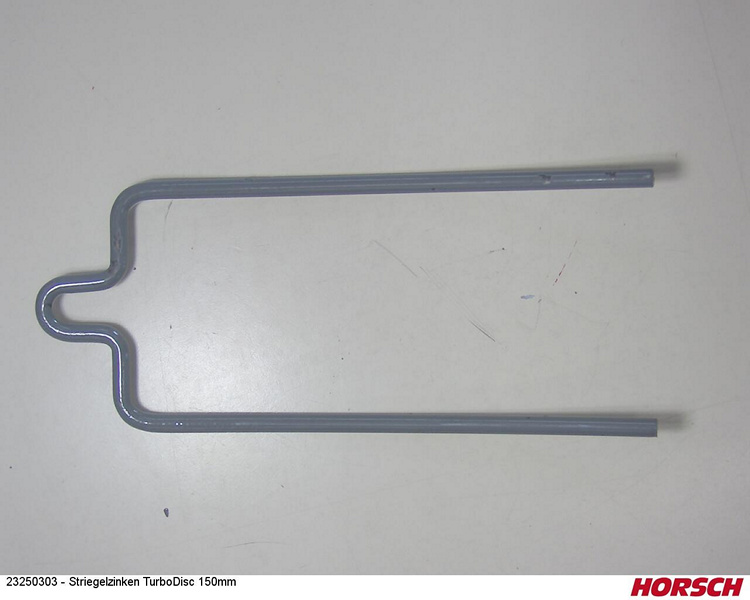 Striegelzinken gerade 150mm
