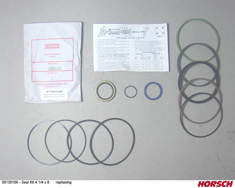 Seal Kit 4 1/4 x 8 rephasing