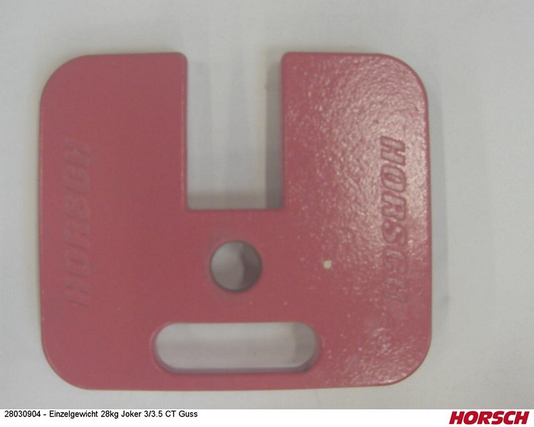 Einzelgewicht 28kg Joker 3/3.5 CT Guss