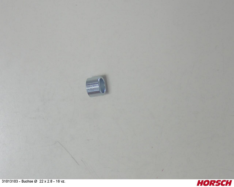 Buchse Ø 22 x 2.8 - 16 vz.