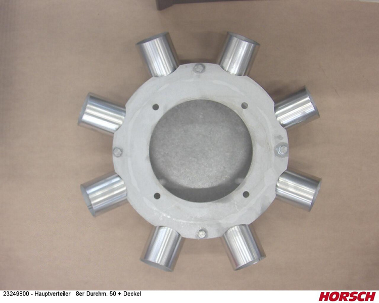 Hauptverteiler 8er Durchm. 50 + Deckel